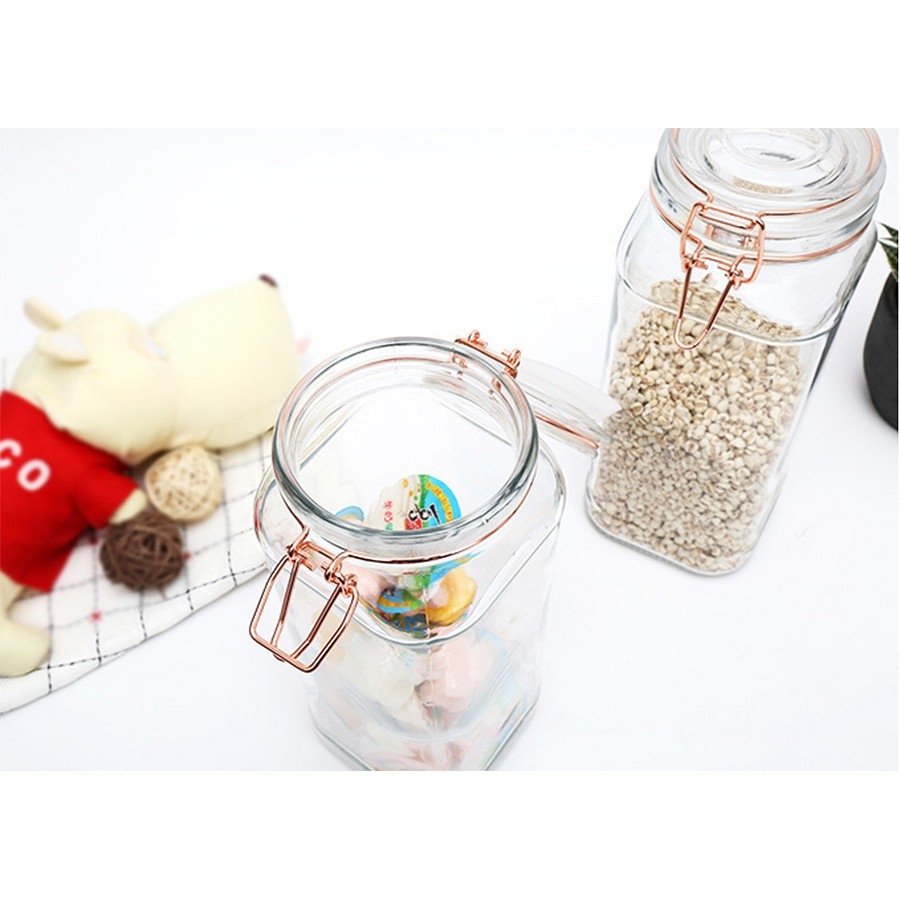 Bộ Hũ Đựng Thực Phẩm Bằng Thủy Tinh Lock&Lock Sodalime LLG516S01 LLG517S01 LLG518S01