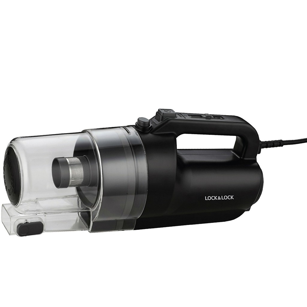 Máy hút bụi Lock&Lock cầm tay ENV336BLK 400w - Hàng chính hãng có dây, lực hút mạnh, đa dạng đầu hút, gọn nhẹ - JoyMall