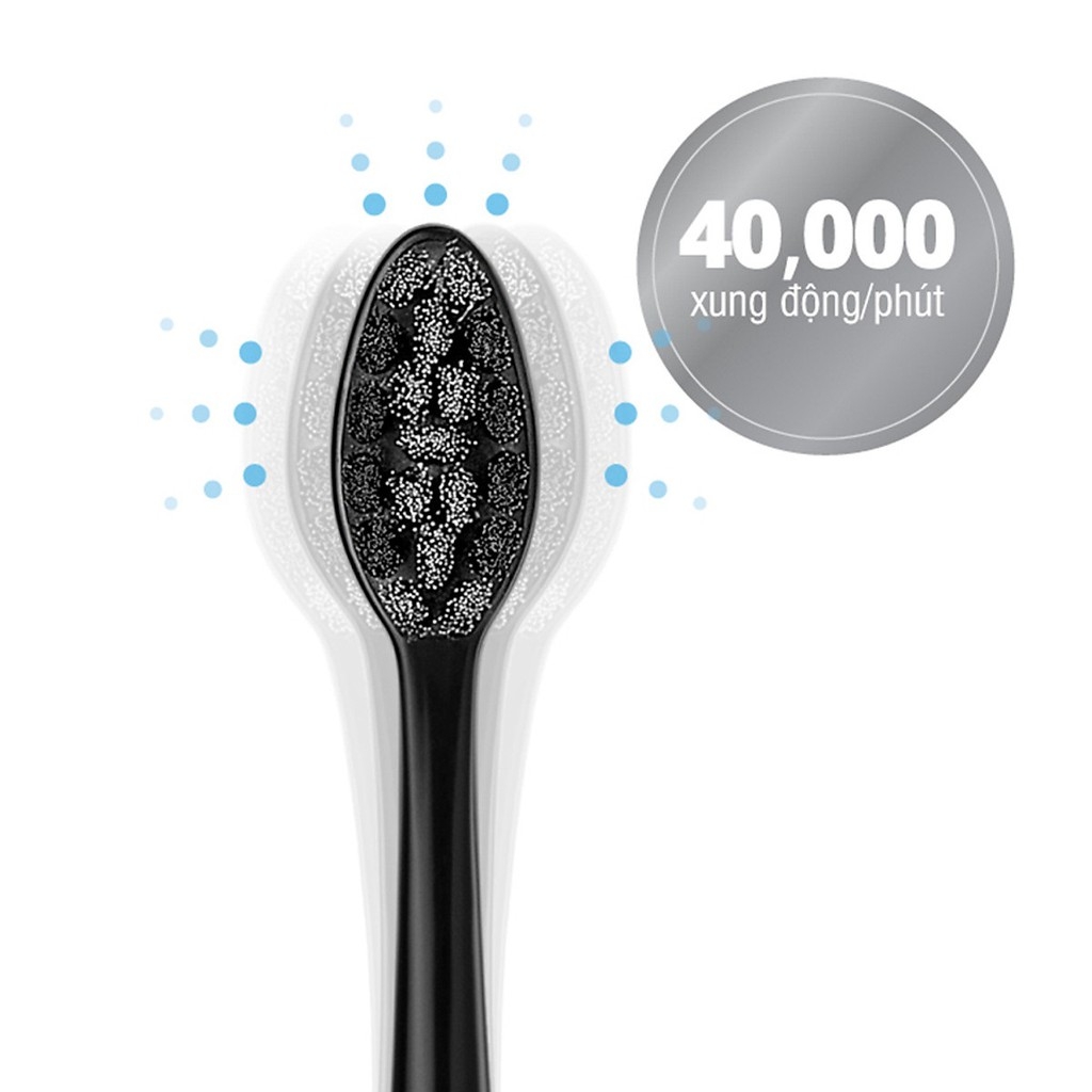 Bàn chải điện Lock&Lock ENR346 sạc không dây, chống nước, đèn led thông minh - Hàng chính hãng tặng 2 đầu chải - JoyMall