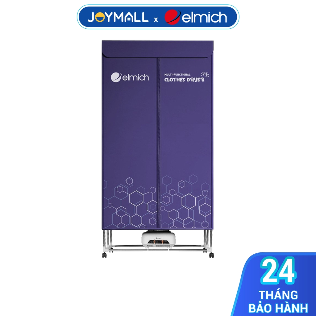 Tủ sấy quần áo Elmich CDE-8642, Hàng chính hãng, tích hợp tính năng sấy nóng, phân nhiệt 360 độ - JoyMall