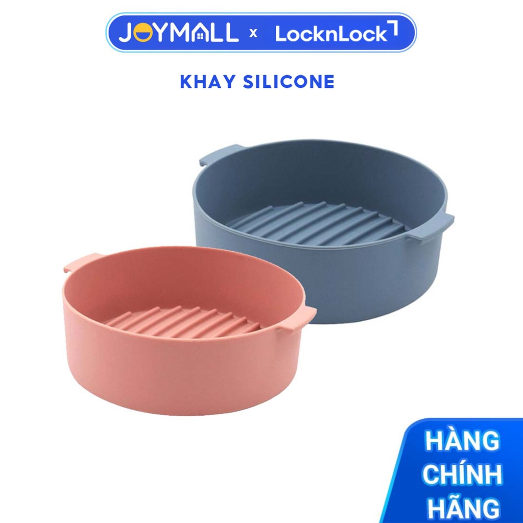 Khay Silicone Dành Cho Nồi Chiên Không Dầu Và Lò Vi Sóng LocknLock CKB002PIK - Hàng chính hãng - Joymall