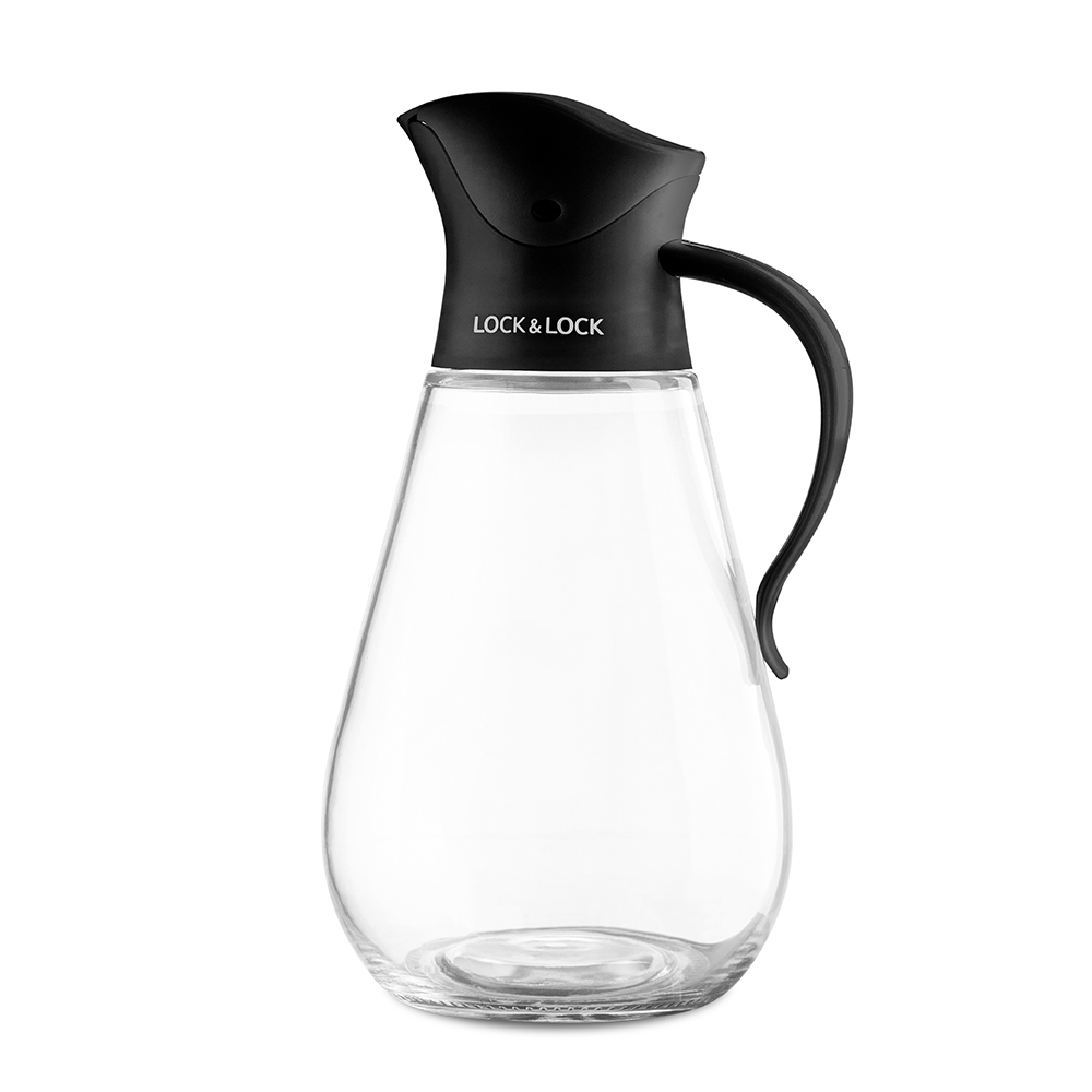 Bình Lock&Lock đựng dầu ăn bằng thủy tinh CKO101 550ml - Hàng chính hãng, nắp tự động - JoyMall