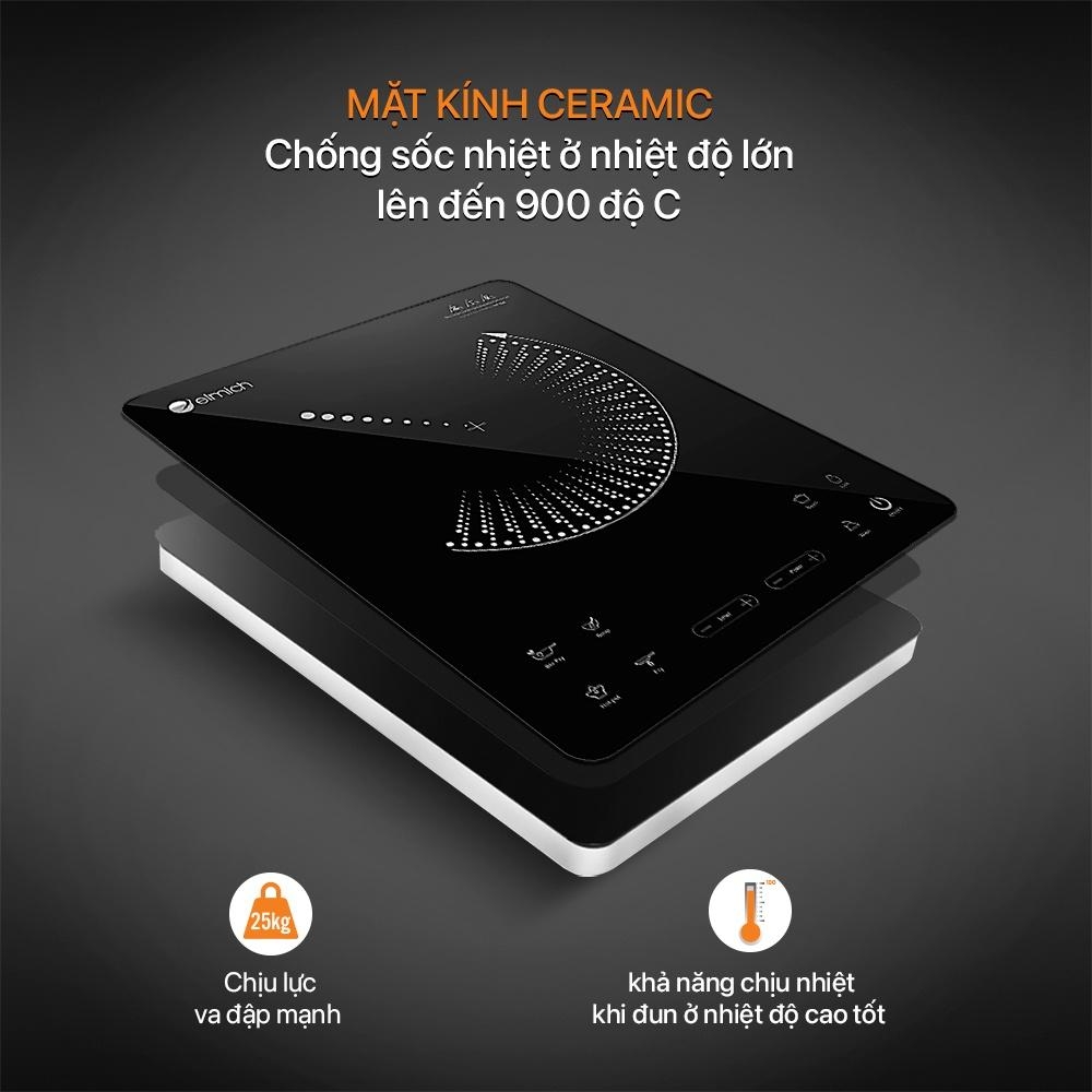 Bếp điện từ Elmich ICE-1832, Hàng chính hãng, Công suất cao, Có hẹn giờ tắt bếp tự động, Điều khiển Anh Việt - JoyMall