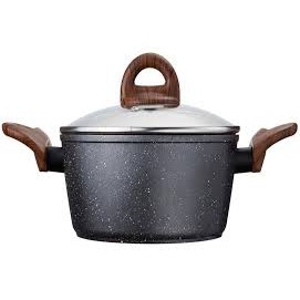 Nồi nhôm chống dính BAUM Marble 2 tay cầm Lock&Lock LBU1242(24cm) , LBU1202(20cm) - hàng chính hãng - JoyMall