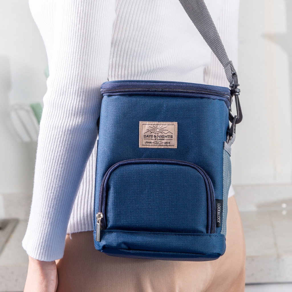 Bộ hộp cơm giữ nhiệt Lock&Lock Easy Carry 2L LHC8039 có túi (1 hộp 720ml, 2 hộp 420ml kèm 1 bộ muỗng nĩa) - JoyMall