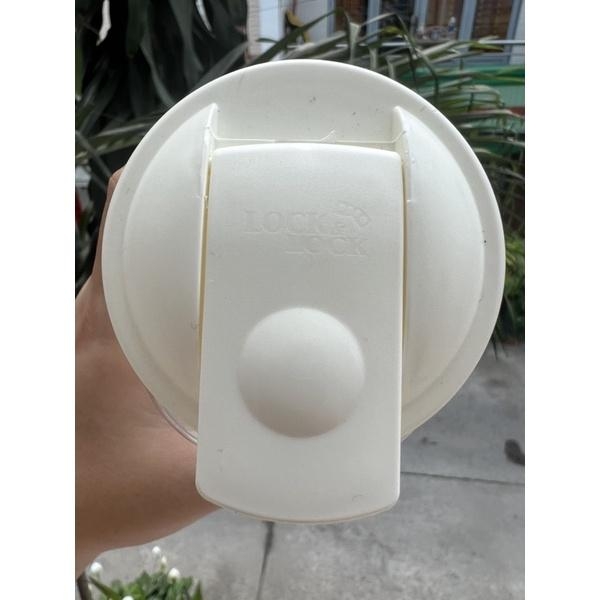 Bình nước nhựa LocknLock Jug 1L màu trắng HAP811WHT, Hàng chính hãng, độ bền cao, nút bật tiện lợi - JoyMall