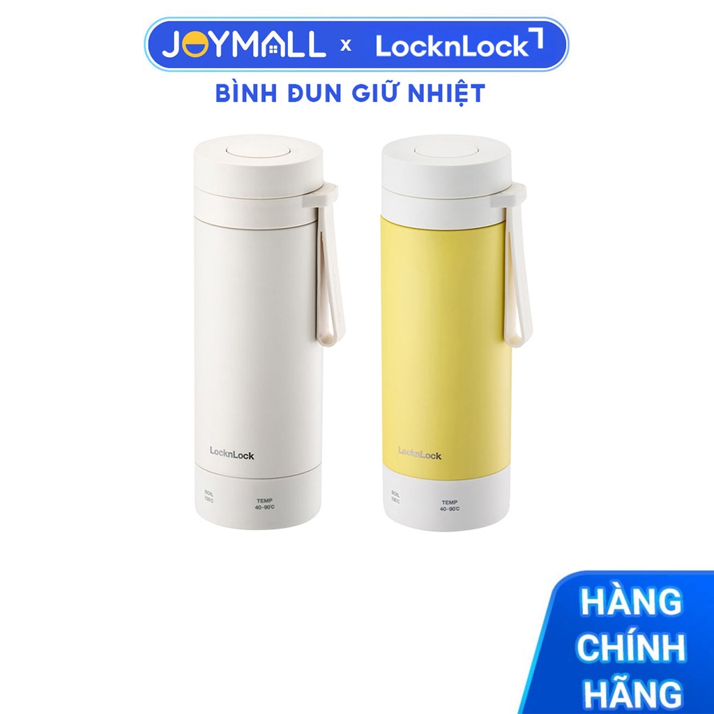 Bình đun giữ nhiệt Locknlock EJC723IVY, Hàng chính hãng, thép không gỉ, giữ ấm 8 cấp độ - JoyMall