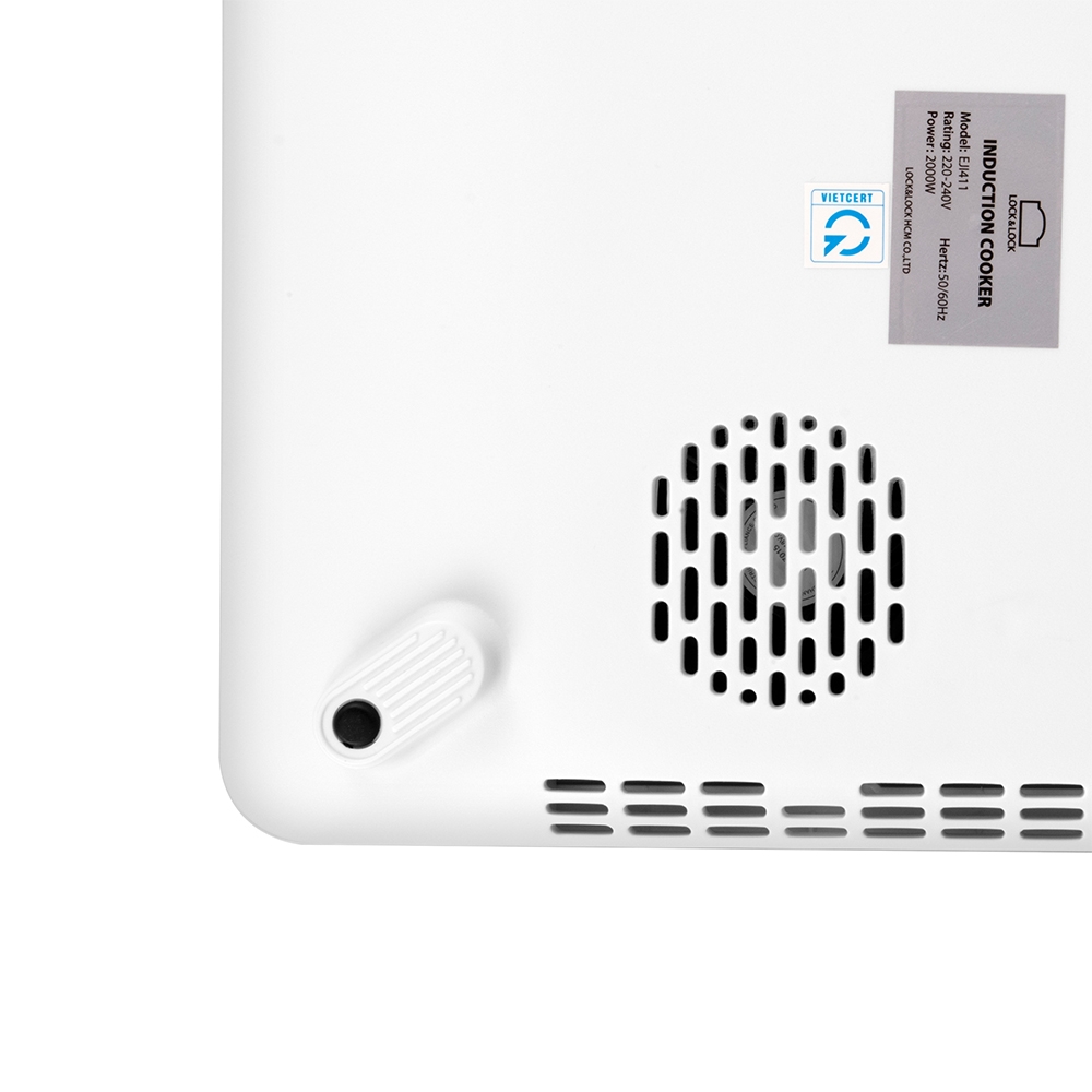 Bếp điện từ Lock&Lock EJI411 - Hàng chính hãng, mặt bếp thủy tinh, không bức xạ, an toàn sử dụng - JoyMall