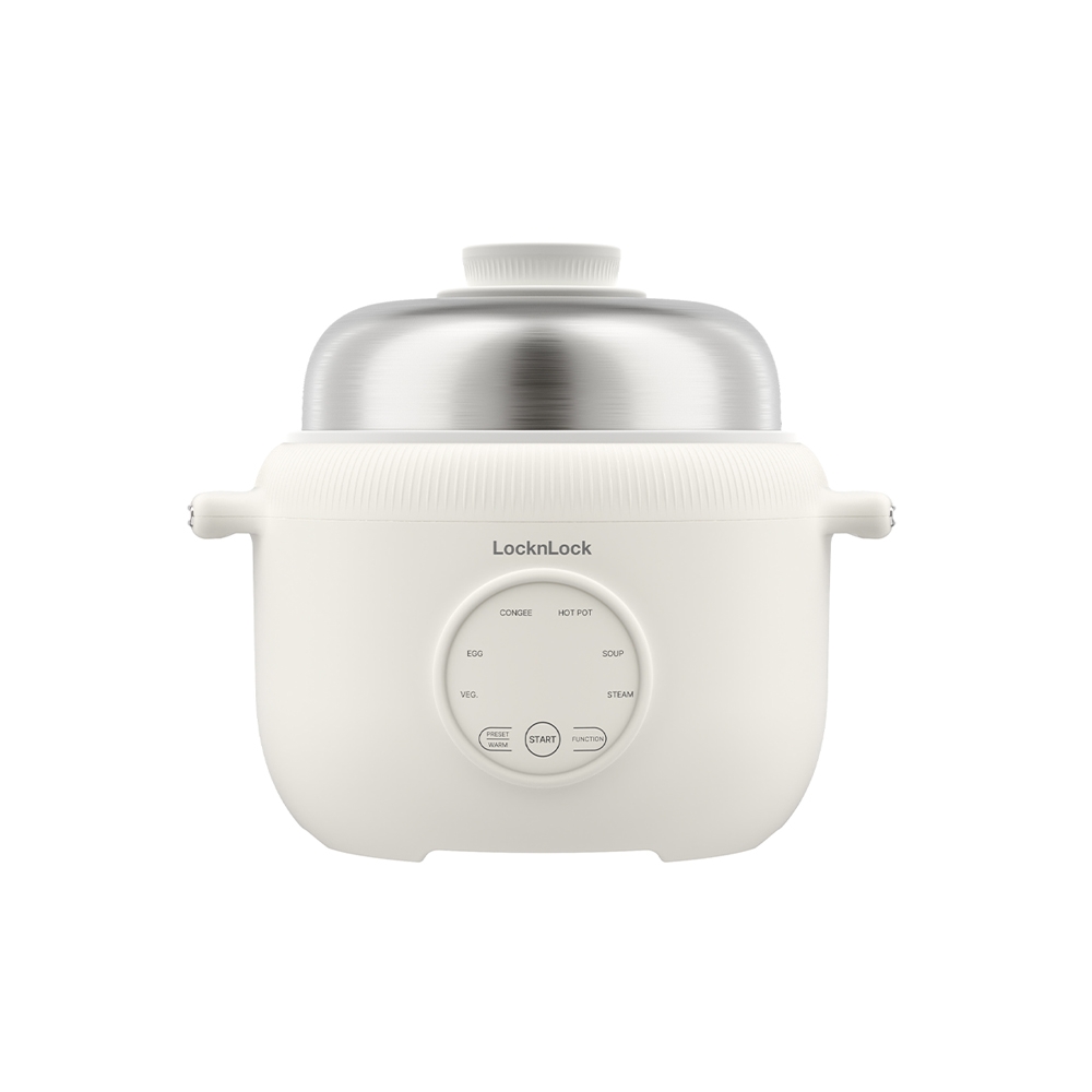 Nồi Điện Đa Năng LocknLock Digital Multipot EJP186IVY 1.6 Lít 500W, Hàng Chính Hãng - JoyMall