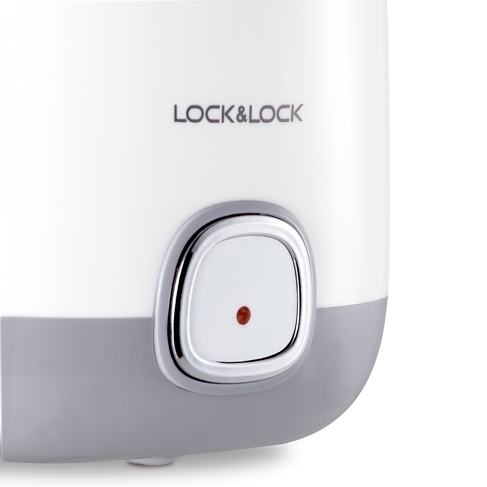 Máy làm sữa chua Lock&Lock EJY110SLV 1000ml - Hàng chính hãng nắp trong suốt dễ quan sát, lên men tự động - JoyMall