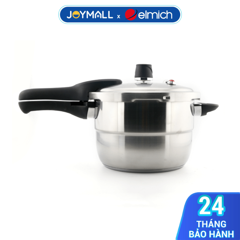 Nồi áp suất inox 304 Elmich EL-3369 4L EL-3371 5.5L, Hàng chính hãng, 3 van bảo vệ - JoyMall