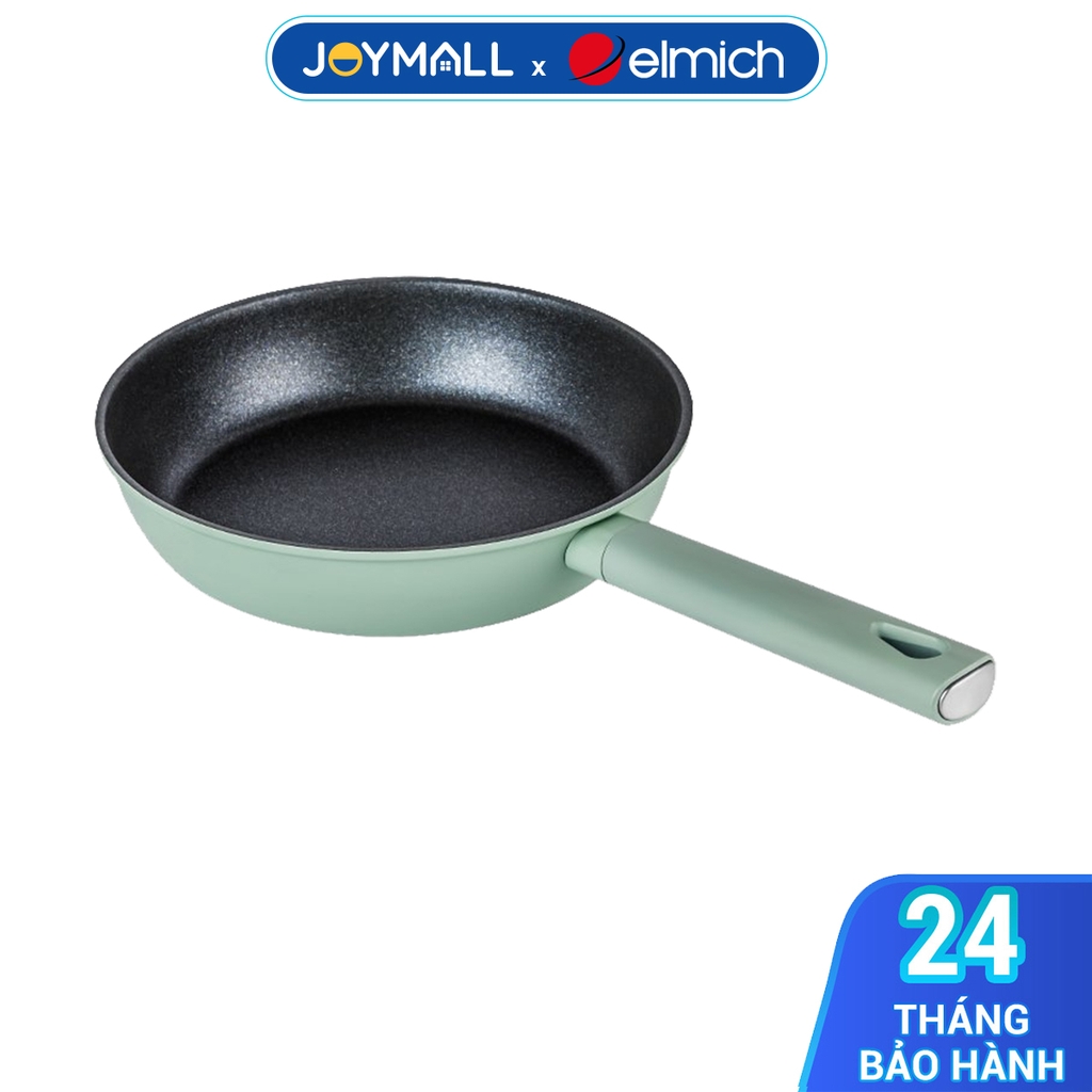 Chảo chống dính siêu bền Elmich Hera II EL-5940SK size 20,24,26cm, Hàng chính hãng, tay cầm cách nhiệt - JoyMall