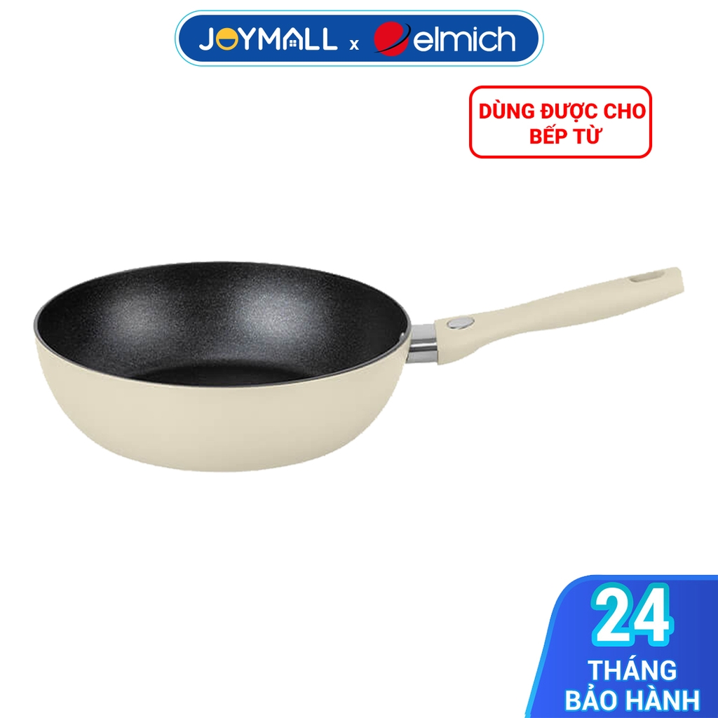 Chảo chống dính siêu bền Elmich EL-5942BE24 size 24cm