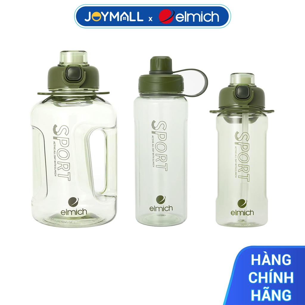Bình nước nhựa Elmich EL-8349N dung tích 860ml, 1500ml, 1L