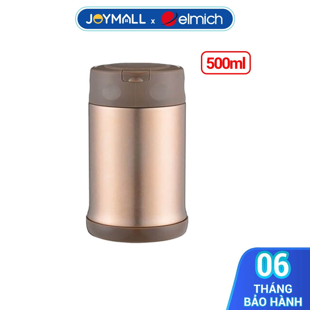 Bình đựng thức ăn giữ nhiệt cao cấp ELMICH inox 304 500ml EL0631