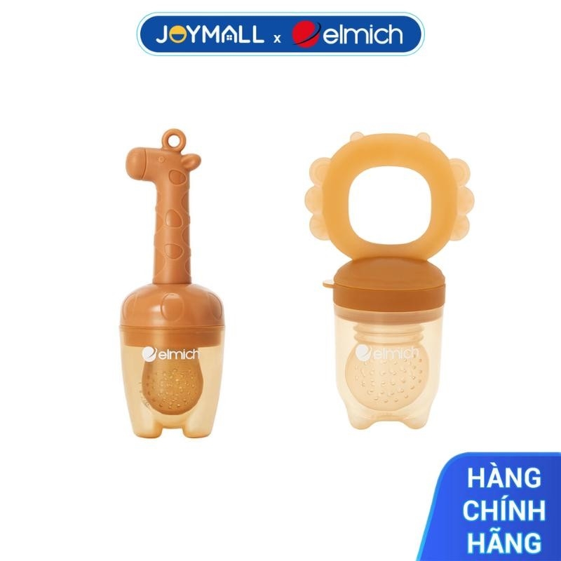 Túi nhai ăn dặm chống hóc cho bé Elmich BabyCare EL0750, Hàng chính hãng, nhựa PP an toàn chống trơn trượt - JoyMall
