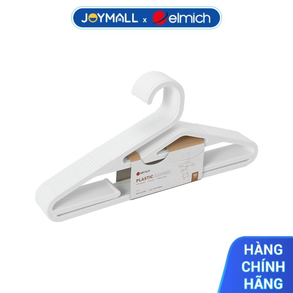 Bộ 10 Móc Áo Đa Năng Elmich EL1059, Hàng Chính Hãng, Chống Trượt - JoyMall
