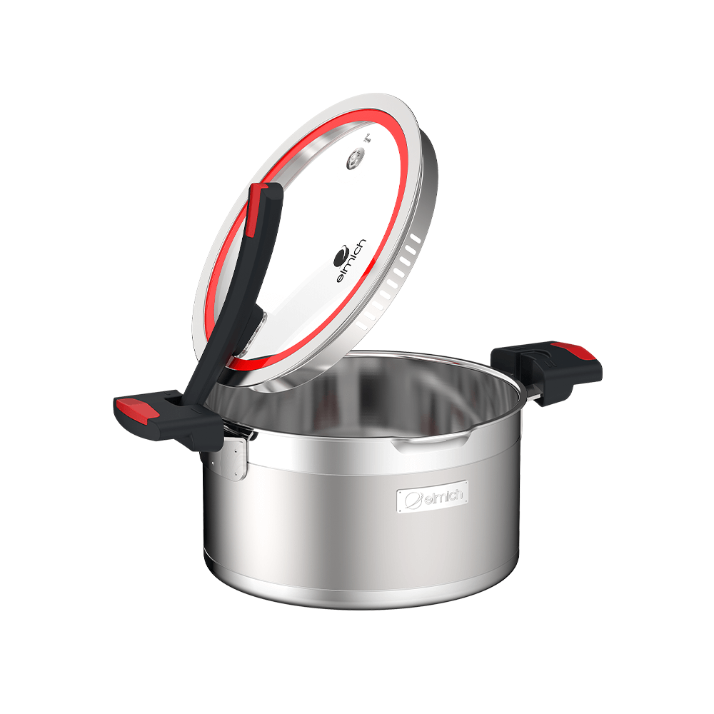 Bộ nồi Inox liền khối Elmich Milano EL-8090 size 16, 20, 22cm