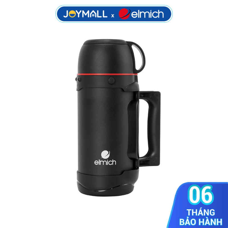 Bình giữ nhiệt cỡ đại Elmich EL8378 1.2L , Hàng chính hãng, inox 304, kèm dây đeo - JoyMall