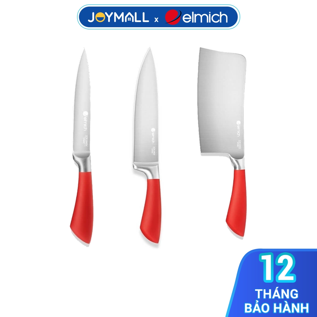 Dao nhà bếp đa năng Elmich Ultra Sharp EL8422, EL8423, EL8424, Hàng chính hãng, chất liệu Thép cao cấp, sắc - JoyMall