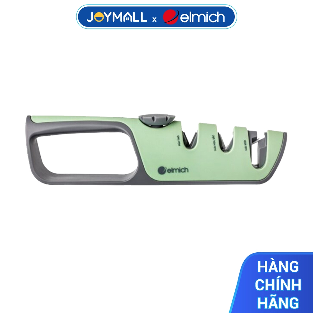 Dụng cụ mài dao kéo Elmich EL8425, Hàng chính hãng, chân đế chống trượt, dễ dàng vệ sinh - JoyMall - Màu sắc Xanh EL8425