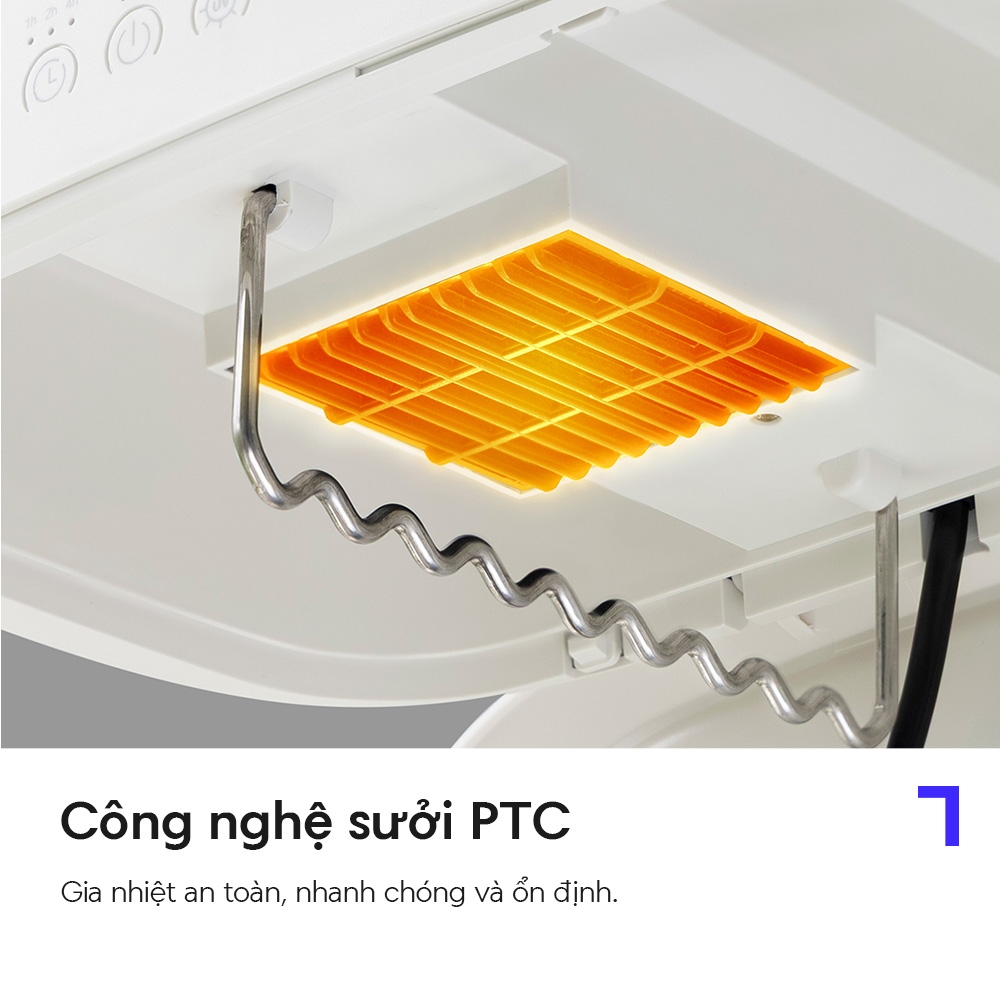 Máy Sấy Khử Khuẩn Quần Áo LocknLock Cloth Sterilizer Dryer END112IVY 600W, Hàng Chính Hãng - JoyMall