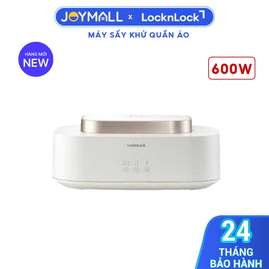 Máy Sấy Khử Khuẩn Quần Áo LocknLock Cloth Sterilizer Dryer END112IVY 600W, Hàng Chính Hãng - JoyMall