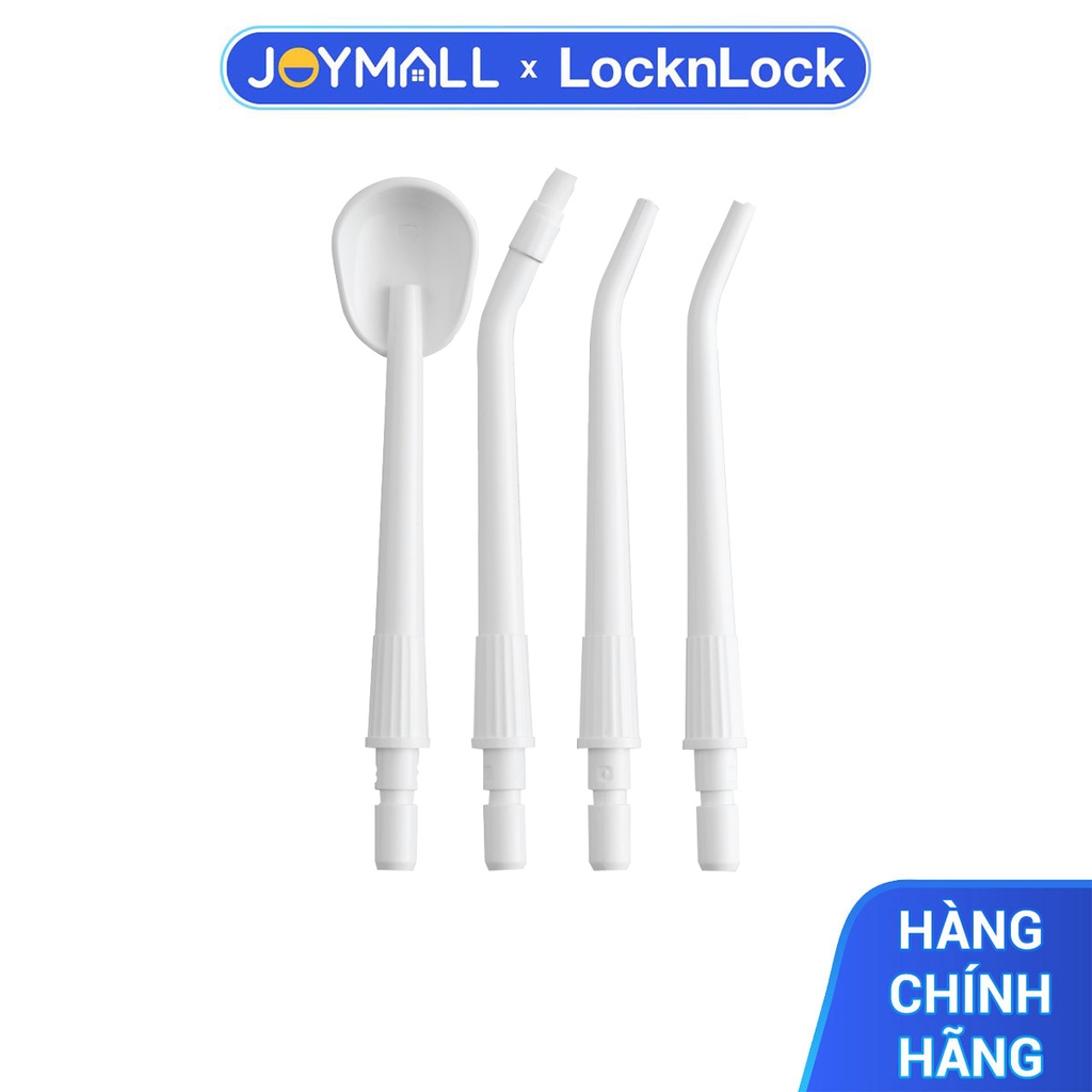 Bộ 4 đầu tăm nước thay thế LocknLock ENR146WHT_RB, Hàng chính hãng, dùng cho máy tăm nước ENR146WHT - JoyMall