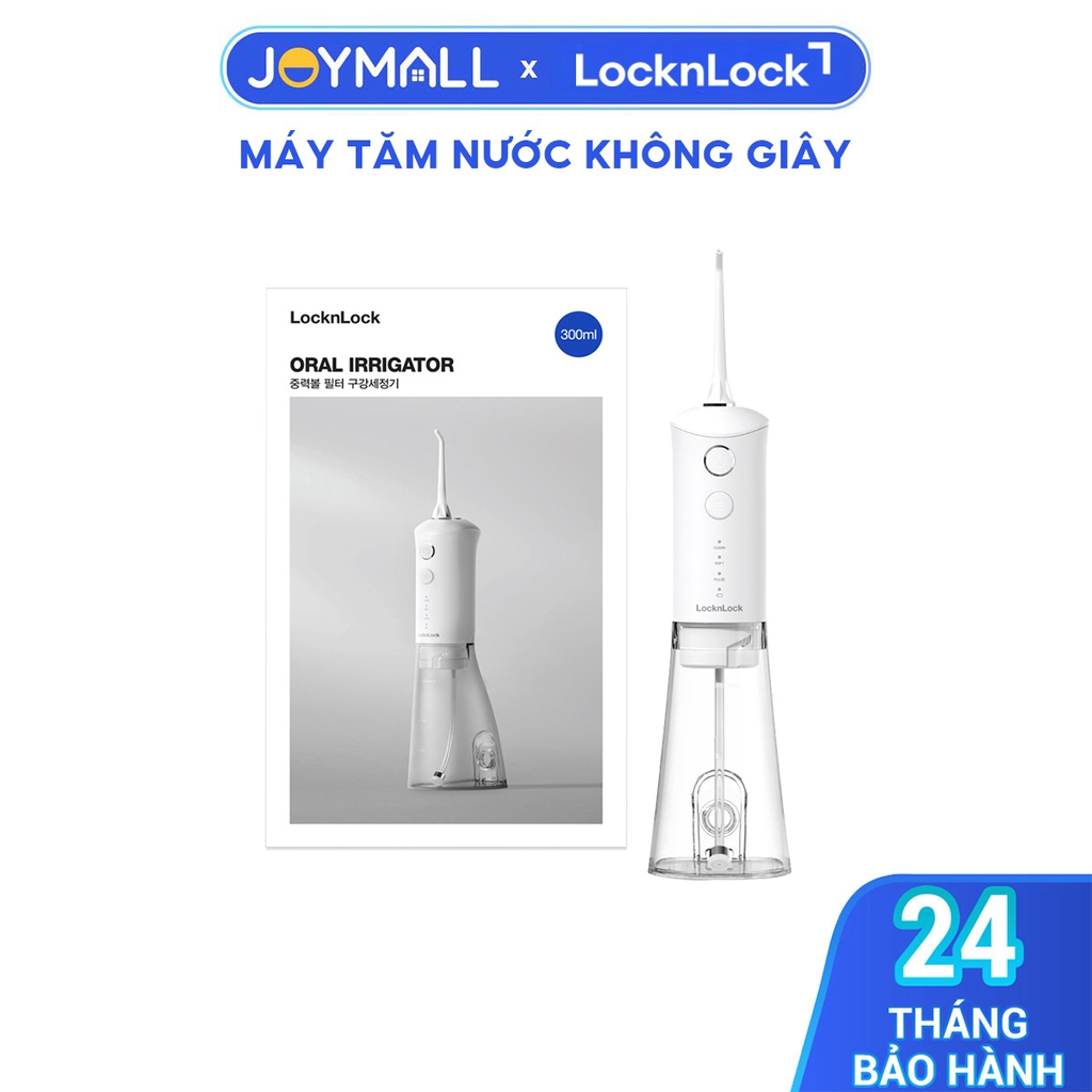 Máy tăm nước LocknLock ENR164WHT 5V, 5W, 300ml - Màu trắng