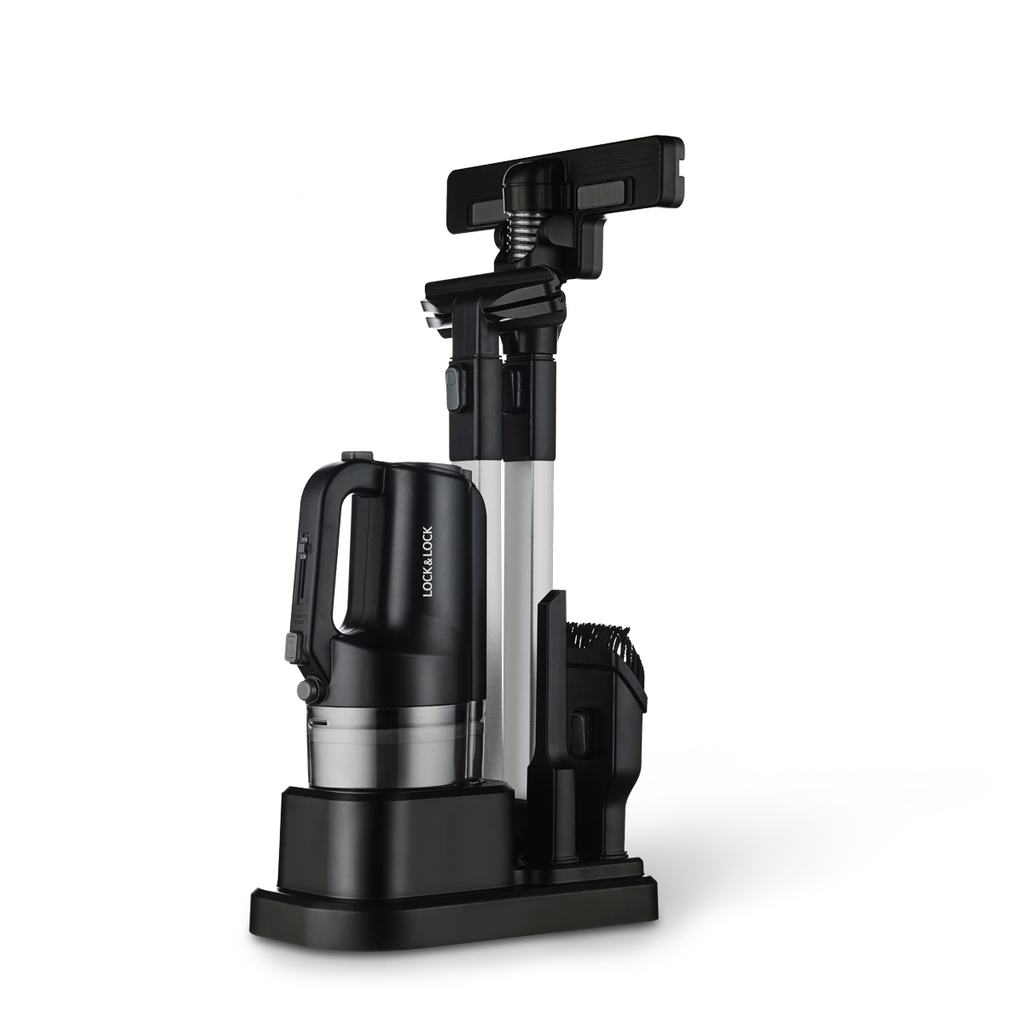 Máy hút bụi Lock&Lock cầm tay ENV336BLK 400w - Hàng chính hãng có dây, lực hút mạnh, đa dạng đầu hút, gọn nhẹ - JoyMall