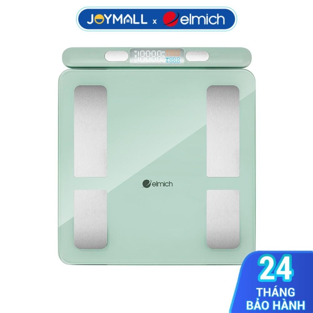 Cân Sức Khỏe Điện Tử Elmich ESE9173, Hàng Chính Hãng, Màn LCD, Mặt Kính Chịu Lực, Có Tay Cầm-JoyMall