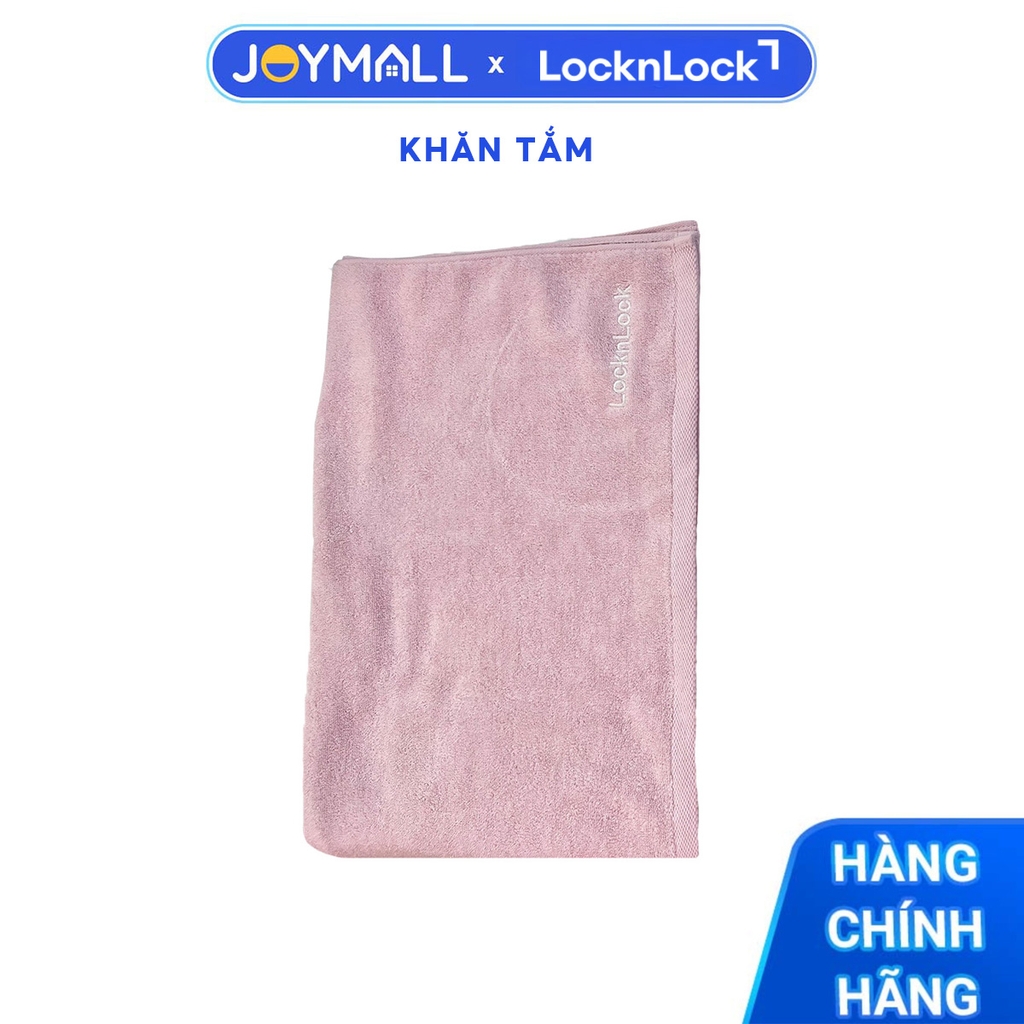 Khăn Tắm LocknLock ETM010PIK 70x140cm, Hàng Chính Hãng - JoyMall