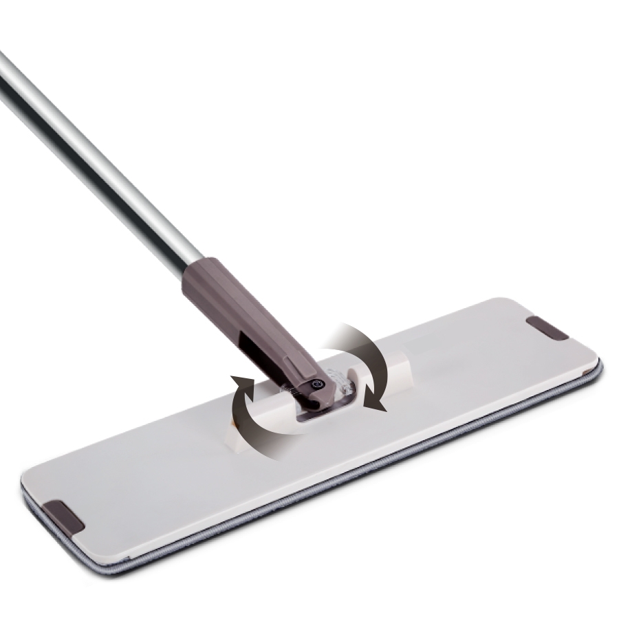 Bộ cây lau nhà xoay tay Lock&Lock Squeeze Flat Mop ETM471 - Hàng chính hãng, chất liệu Inox, nhựa PP, ABS - JoyMall