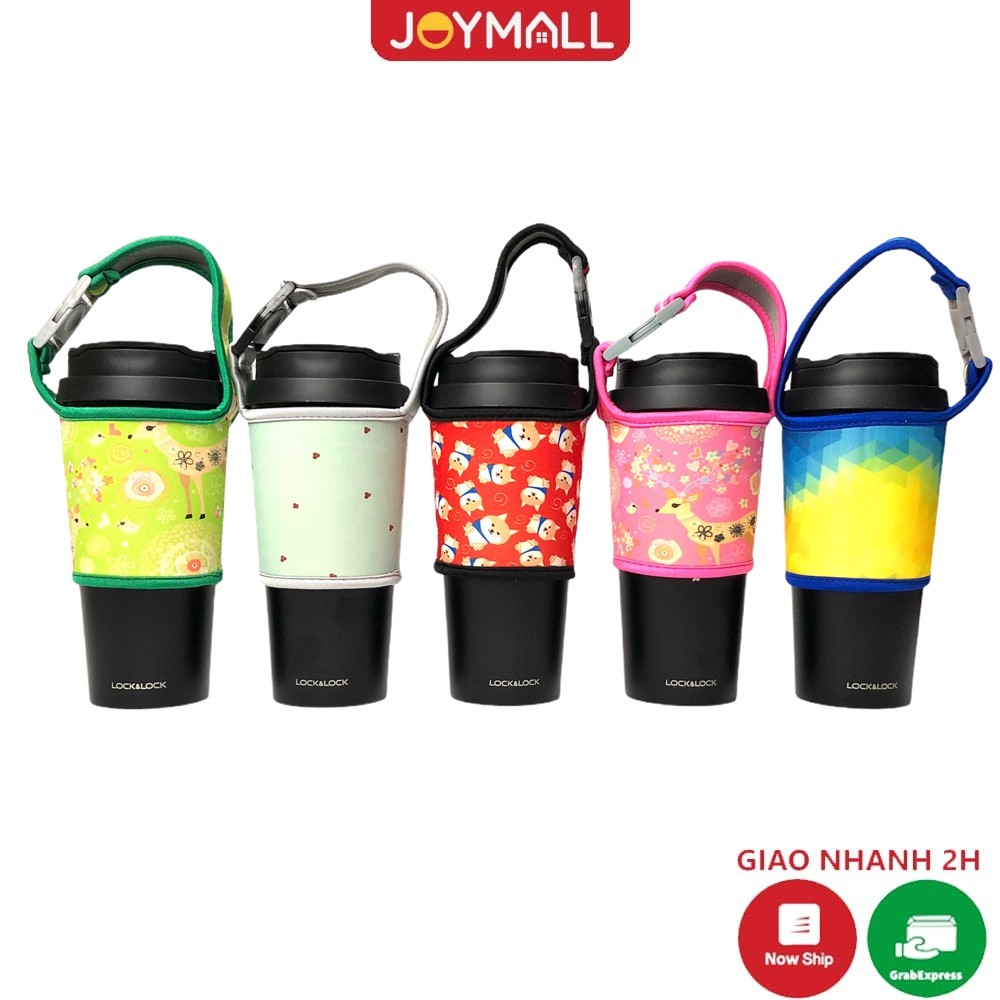Túi đựng bình giữ nhiệt Lock&Lock ngộ nghĩnh dễ thương dành cho bình dưới 600ml LHC4131, LHC4125, LHC4227... - JoyMall