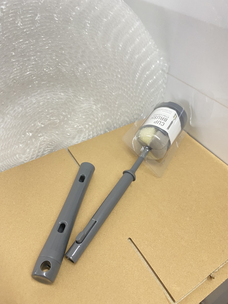 Dụng cụ rửa chai và ly Lock&Lock ETM143DGRY - Hàng chính hãng, có đế dựng và lỗ treo tiện lợi - JoyMall