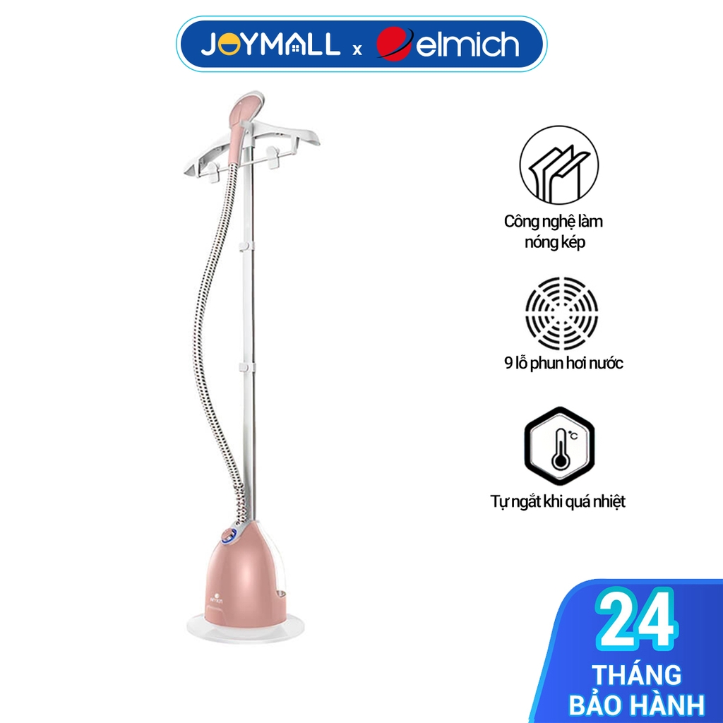 Bàn là ủi hơi nước dạng cây Elmich GSE-3954OL 1.8L, Hàng chính hãng, loại bỏ nếp nhăn nhanh và hiệu quả - JoyMall