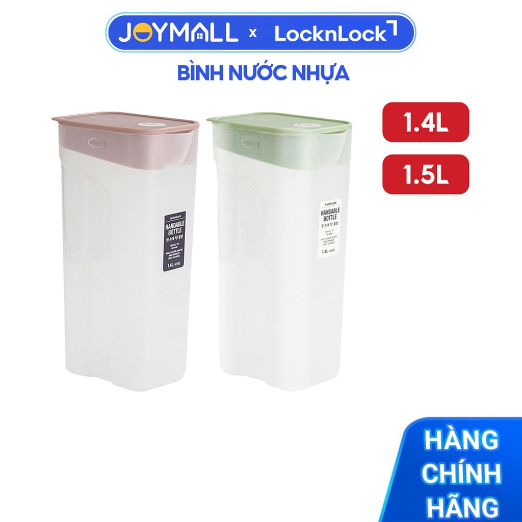 Bình nước nhựa LocknLock 1.4L HAP817PIK-FCV, 1.5L HAP817MIT-01