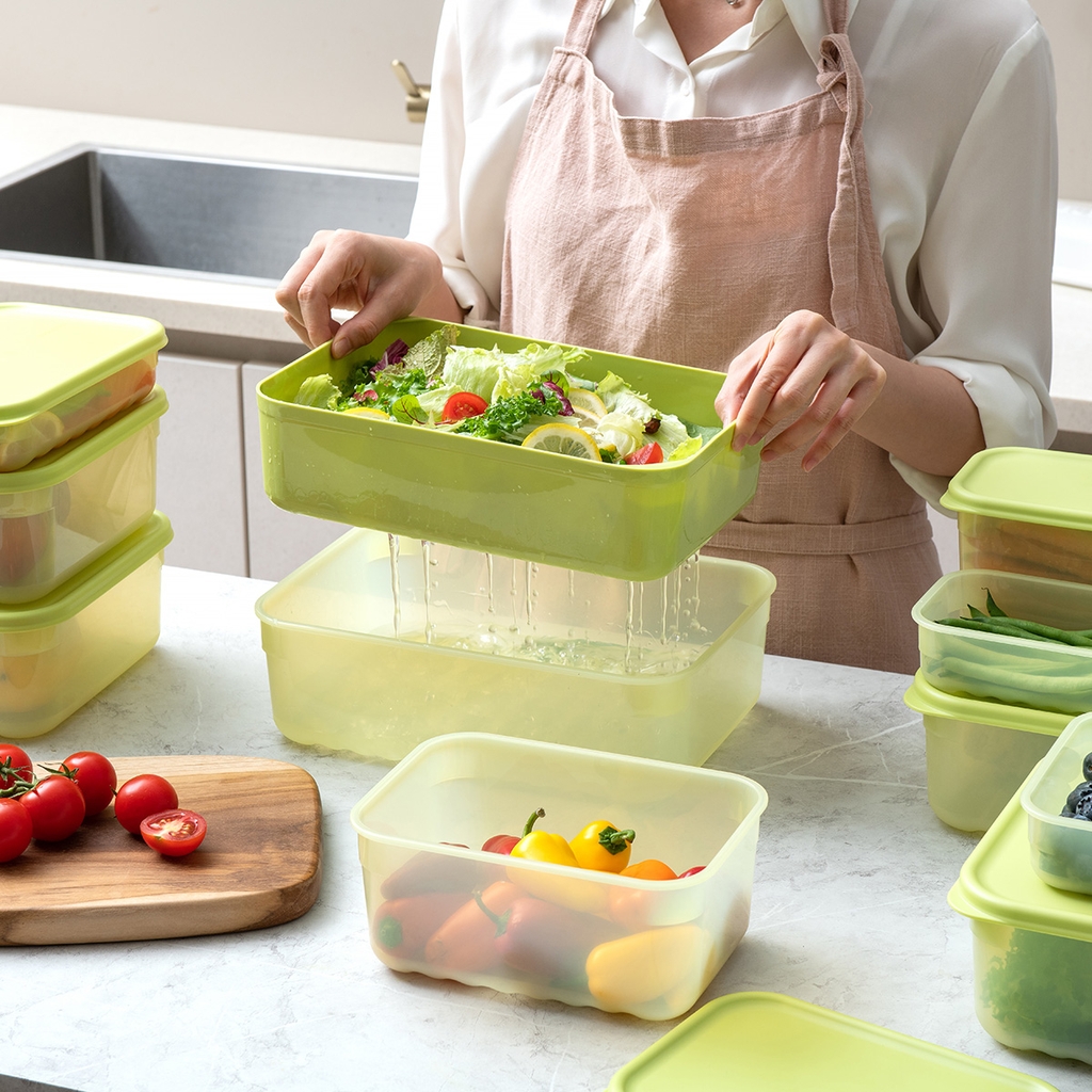 Hộp nhựa bảo quản thực phẩm LocknLock Smart Keep Fresh Food Container, Hàng chính hãng, giữ tươi mát đến 31 ngày-JoyMall