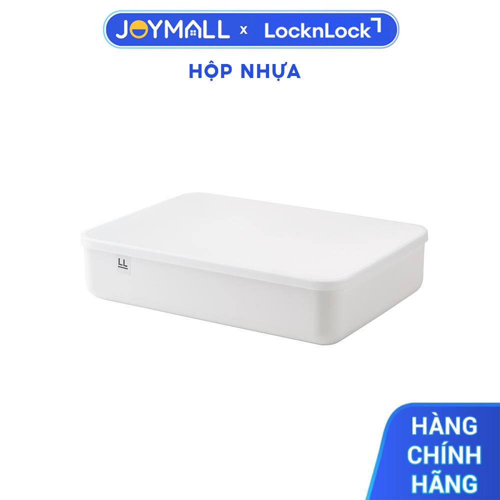 Hộp nhựa đựng đồ LocknLock Shelf Organizer Box INP991 nhiều size, Hàng chính hãng, nhựa PP, nắp đậy tiện dụng - JoyMall