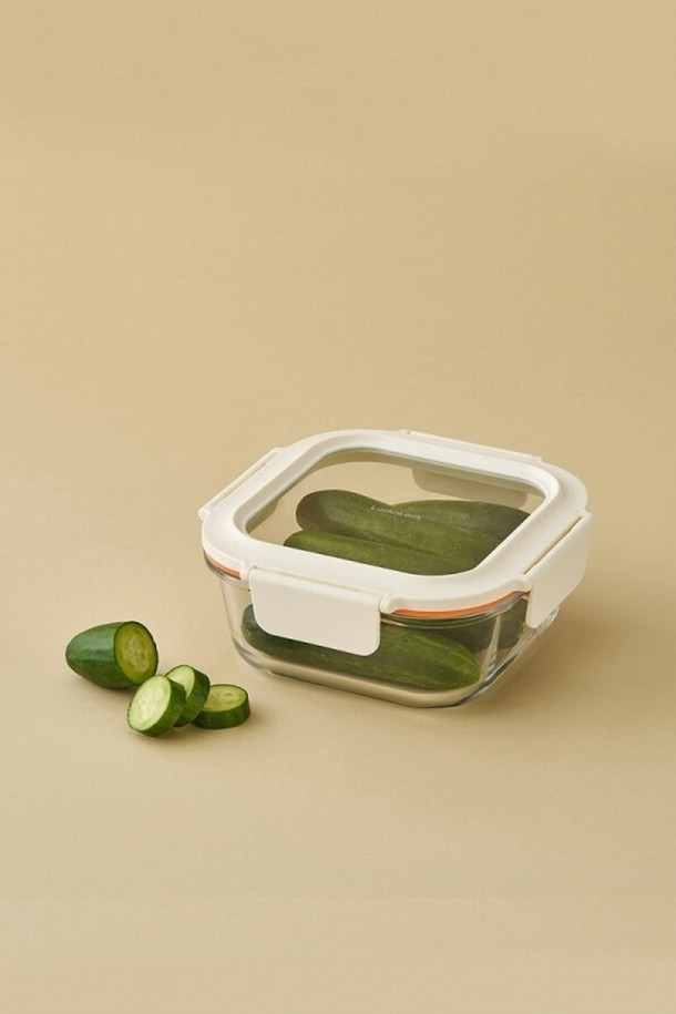 Hộp đựng thực phẩm thủy tinh LocknLock The Cube glass container nhiều dung tích