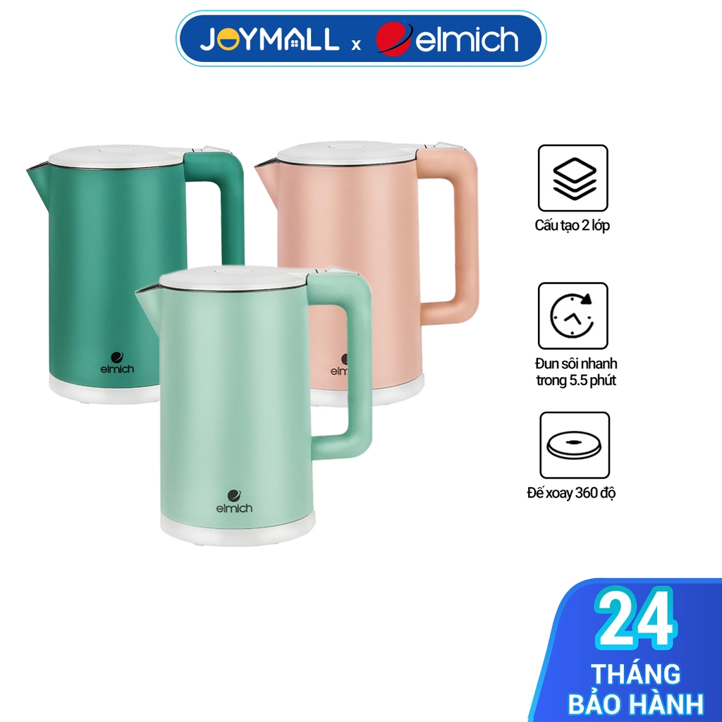 Ấm đun nước siêu tốc Elmich 1,7L KEE 1774