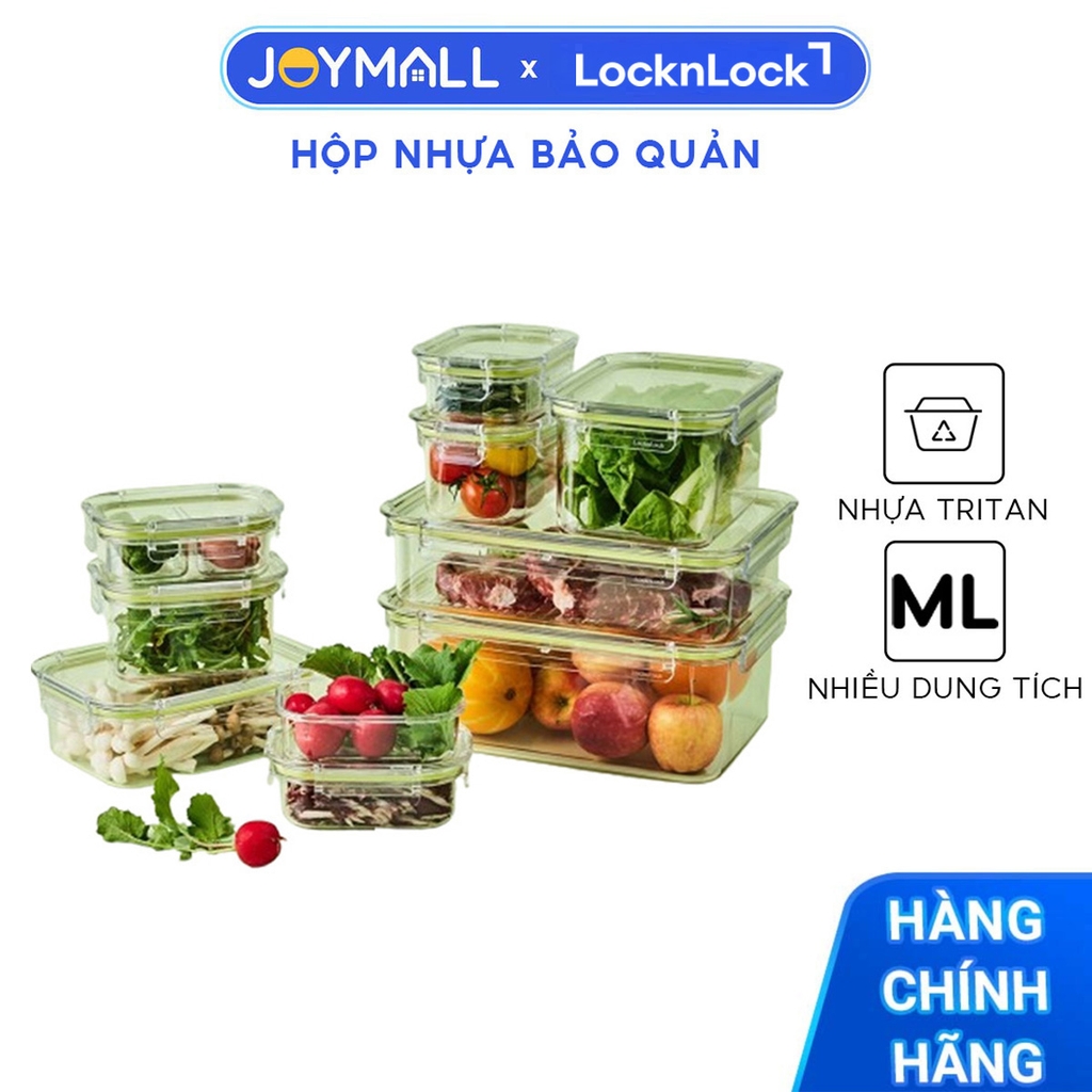 Hộp Nhựa Bảo Quản LocknLock All Tritan Thân Trong Suốt, Hàng Chính Hãng, Nhiều Dung Tích - JoyMall