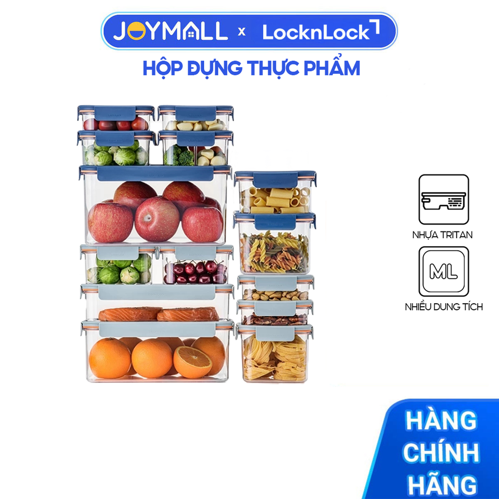 Hộp Đựng Thực Phẩm LocknLock Bisfree Modular Plus, Hàng Chính Hãng, Nhựa Tritan - JoyMall