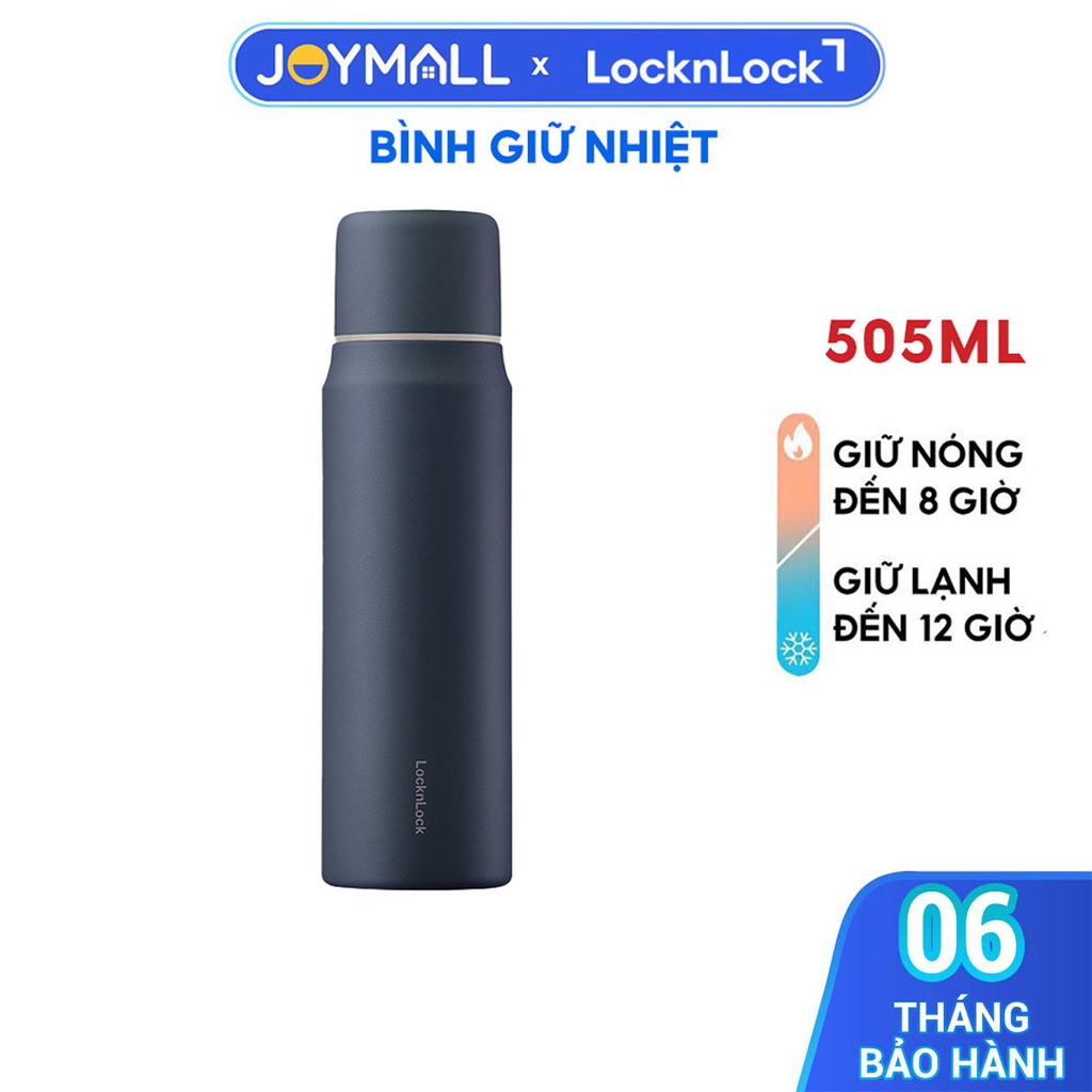 Bình giữ nhiệt LocknLock 505ml Maman Cup Vacuum Bottle LHC1487 - Hàng chính hãng, nắp dùng làm cốc nước uống - JoyMall