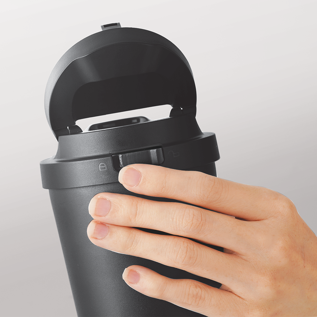 Ly giữ nhiệt LocknLock 550ml LHC3249 - Hàng chính hãng, mở nắp một chạm, chất liệu thép không gỉ miệng ly rộng - JoyMall