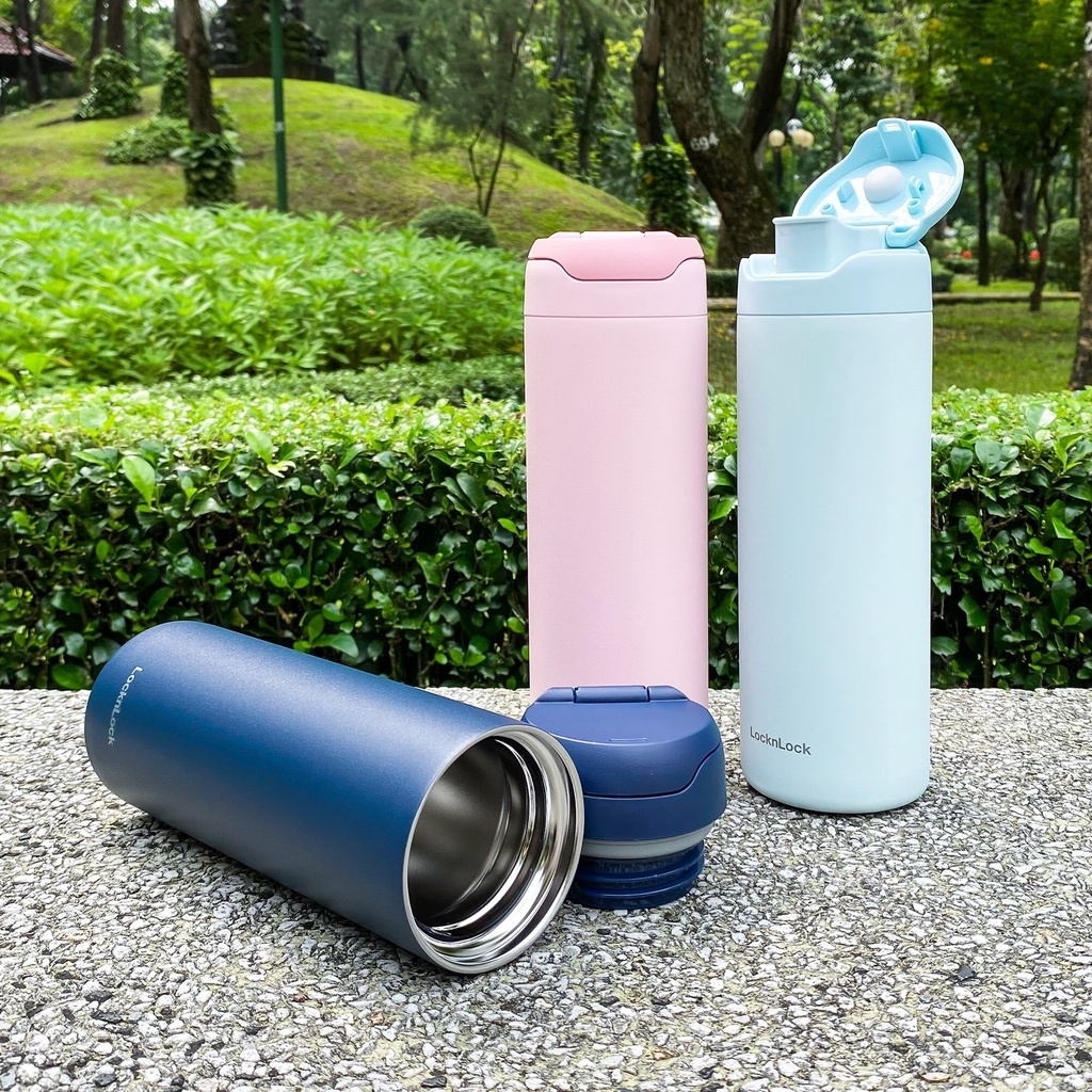Bình giữ nhiệt LocknLock Dandy One Touch Tumbler 420ml - LHC3281