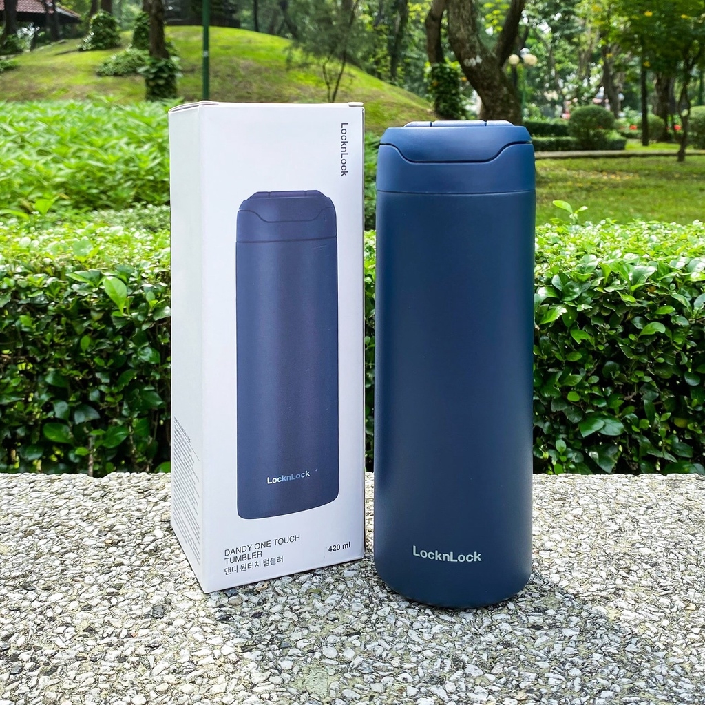 Bình giữ nhiệt LocknLock Dandy One Touch Tumbler 420ml - LHC3281