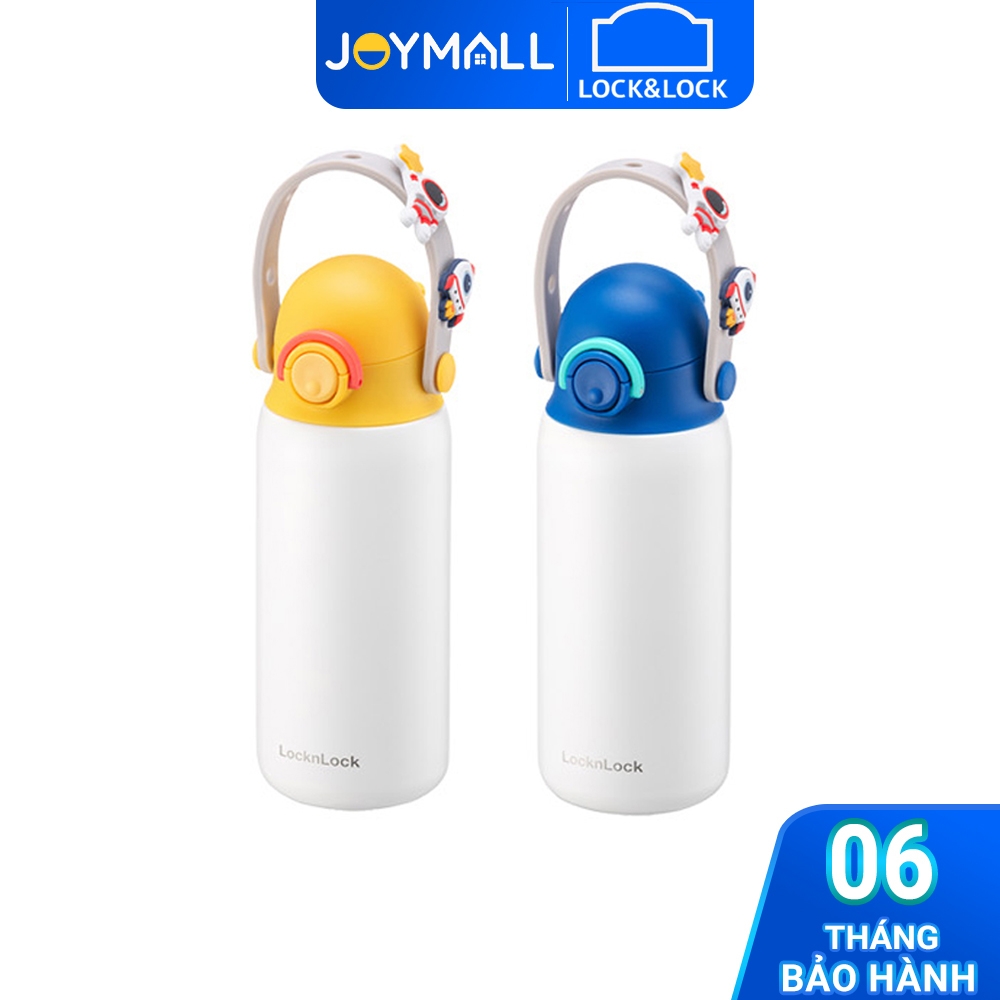 Bình giữ nhiệt LocknLock DIY Strap Tumbler 350ml LHC3283 - Hàng chính hãng kèm sticker ngộ nghĩnh cho bé - JoyMall