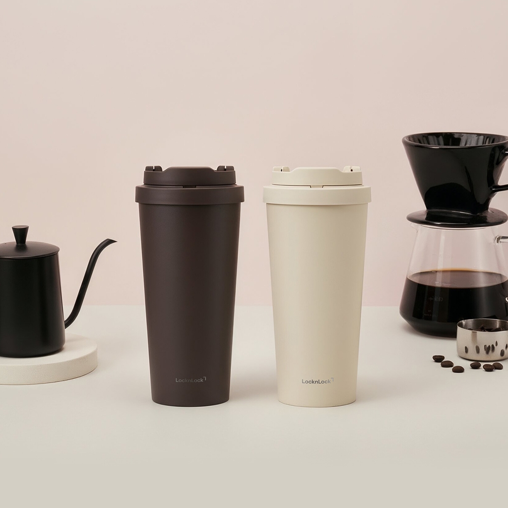 Ly Giữ Nhiệt LocknLock Energetic Ceramic Tumbler 550ml LHC3414, Hàng Chính Hãng - JoyMall