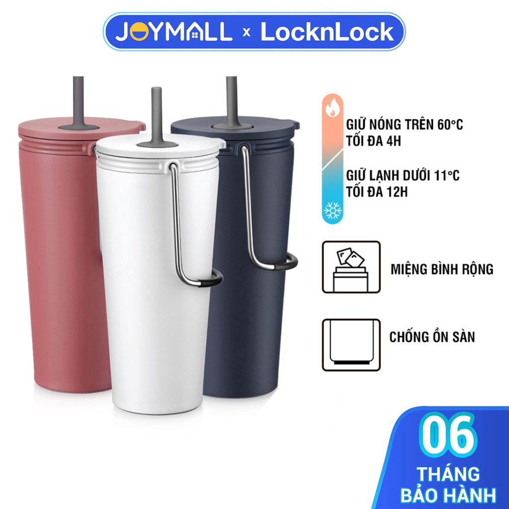 Bình giữ nhiệt LocknLock Bucket Tumbler LHC4269NVY xanh navy 540ml